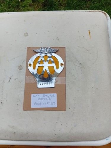 Vintage car badge a - badge,