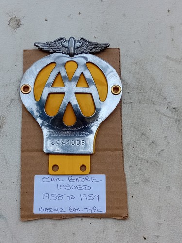Vintage car badge a - badge,