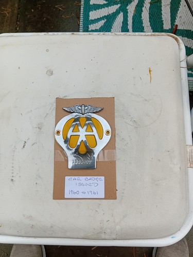 Vintage car badge a - vintage,