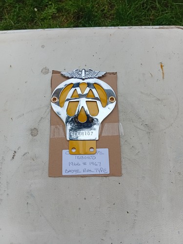 Vintage car badge - vintage, a