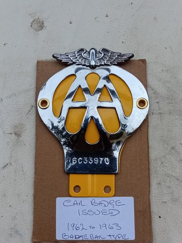 Vintage car badge a - vintage,