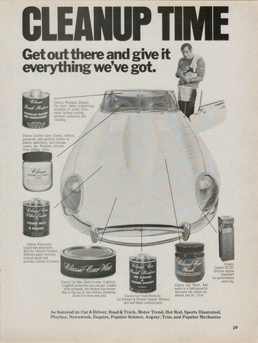 1970 classic car wax cleaner - 1970,