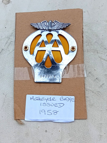 Vintage car badge a - badge,