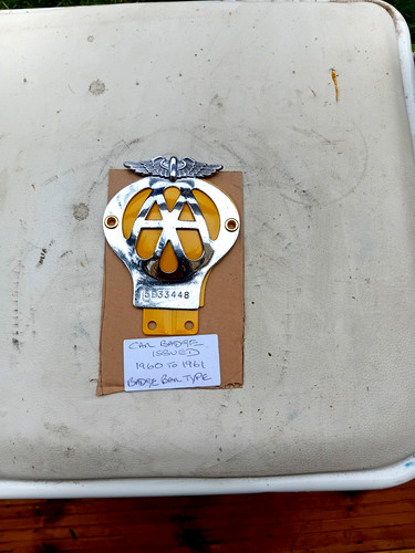 Vintage car badge a - car,