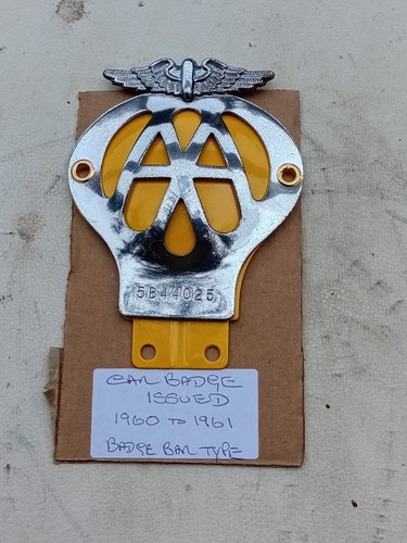 Vintage car badge a dome - vintage,